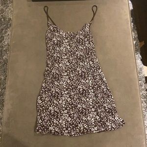 Urban Outfitters Kimchi Blue Brown Floral Dress